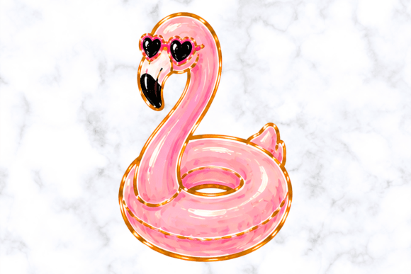 Download Pink Flamingo Pool Float Clipart - Float Collection