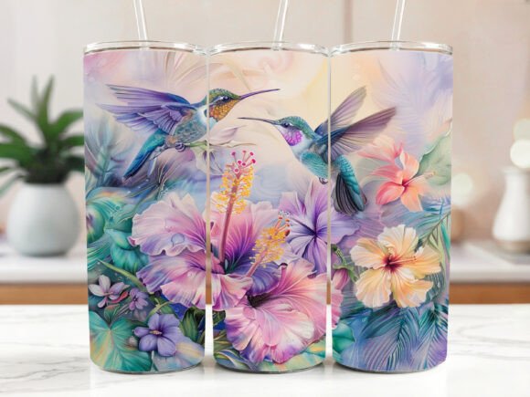 Download Hummingbird Tumbler Wrap 20 Oz PNG - Hummingbird tumbler wrap Collection