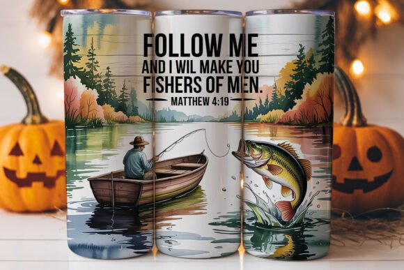 Download Fishers of Men 20oz Tumbler Wrap - Premium Resources