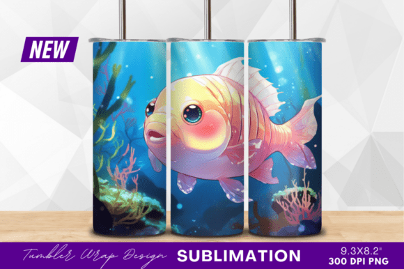Download Cute Cartoon Goldfish Swimming Tumbler - Swimming tumbler Collection